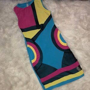 Multicolored Party Dress